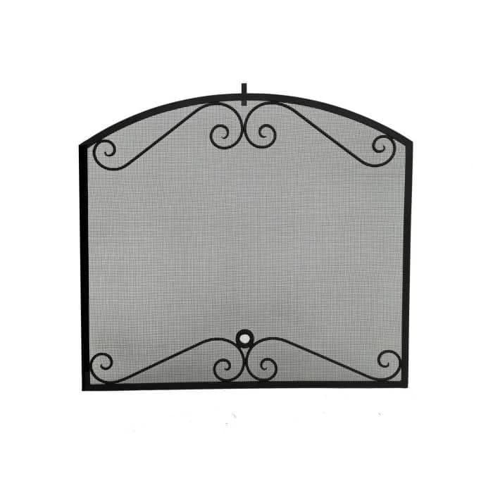 American Fyre Designs Screen for Petite Cordova and Grand Petite Cordova Fireplace - Black- 8253-BL