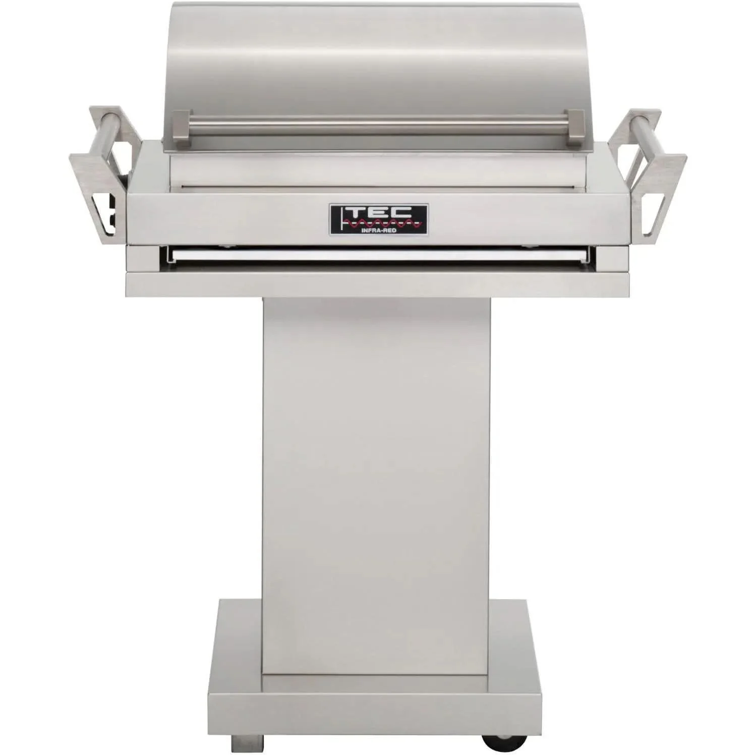 TEC G-Sport FR - 30-Inch 1-Burner Freestanding Infrared Grill - Natural Gas on Stainless Pedestal - GSRNTFR + GSPED