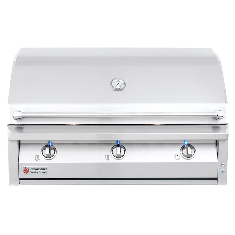 RCS ARG - 42-Inch 3-Burner Built-In Grill - Natural Gas - ARG42
