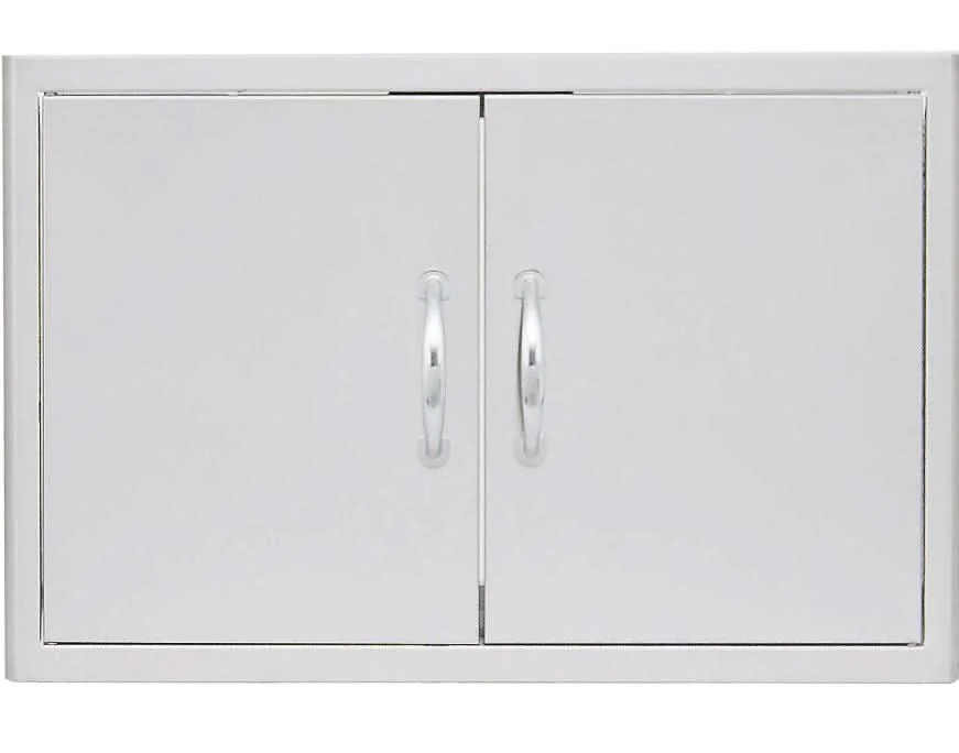 Blaze 32-Inch Stainless Steel Double Access Door With Paper Towel Holder - BLZ-AD32-R-SC
