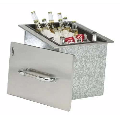 Bull 16'' Stainless Steel Built-In Outdoor Ice Chest - 00002