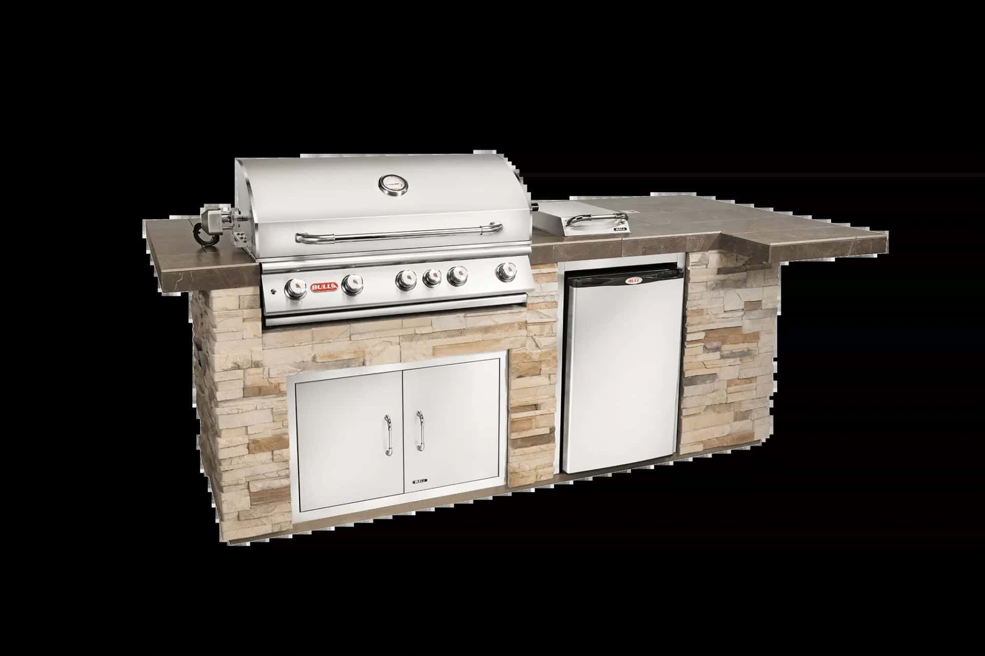 Bull Island BBQ Outdoor Kitchen & Grill Quartzsite Base - 31014-NG