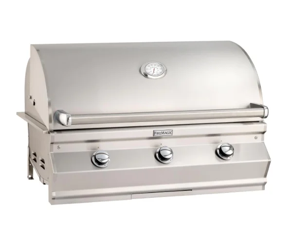 Fire Magic Choice C650I - 36-Inch 3-Burner Built-In Grill with Analog Thermometer - Liquid Propane Gas - C650I-RT1P
