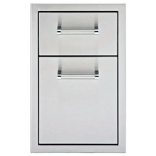 Delta Heat 13-Inch Stainless Steel Double Access Drawer - DHSD132-B