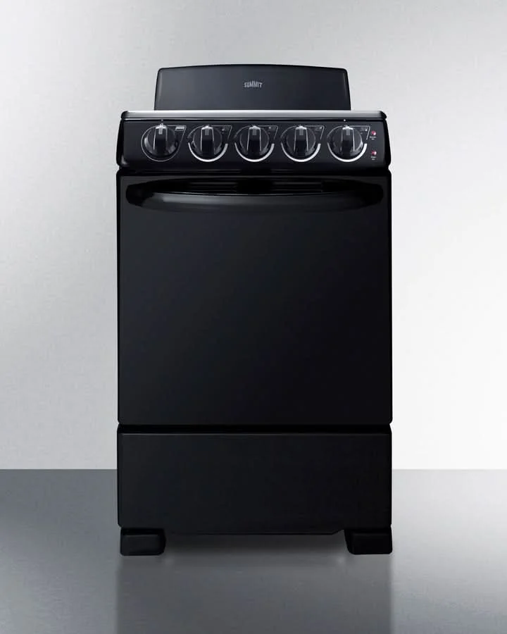 Summit - 20 Wide Electric Coil Range - RE2031B