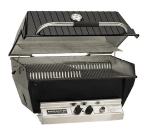 Broilmaster Premium - 24-Inch 2-Burner Built-In Grill - Liquid Propane Gas - P4X