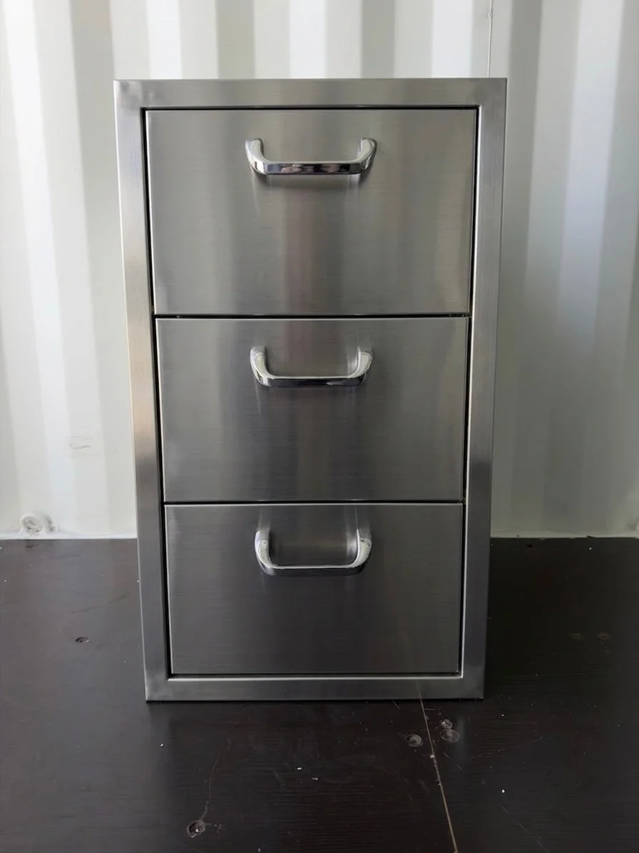 PCM 260 Series Triple Access Drawer with Paper Towel Holder - BBQ-260-DRW3-PTH-OB