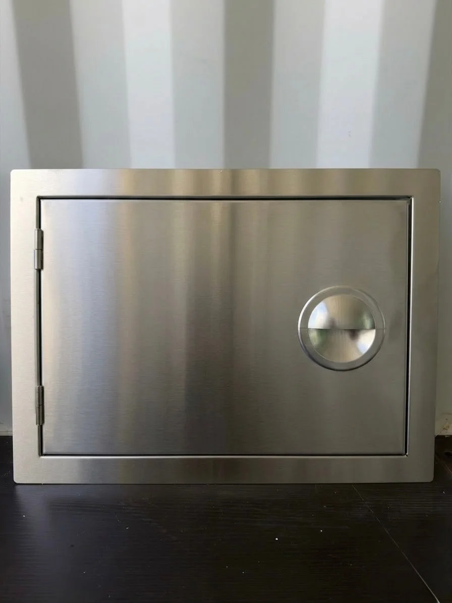 PCM 14" x 20" Professional Series Stainless Steel Horizontal Access Door - PCM-200-14X20H-OB