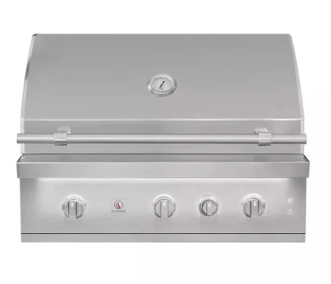 Summerset 36" Quest Grill LP, 3 Burner, Rear Burner, 2 Pcs Warming Rack - QST36-LP