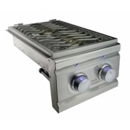 RCS Cutlass Pro Double Side Burner, Slide in Liquid Propane Gas - RDB1ELLP
