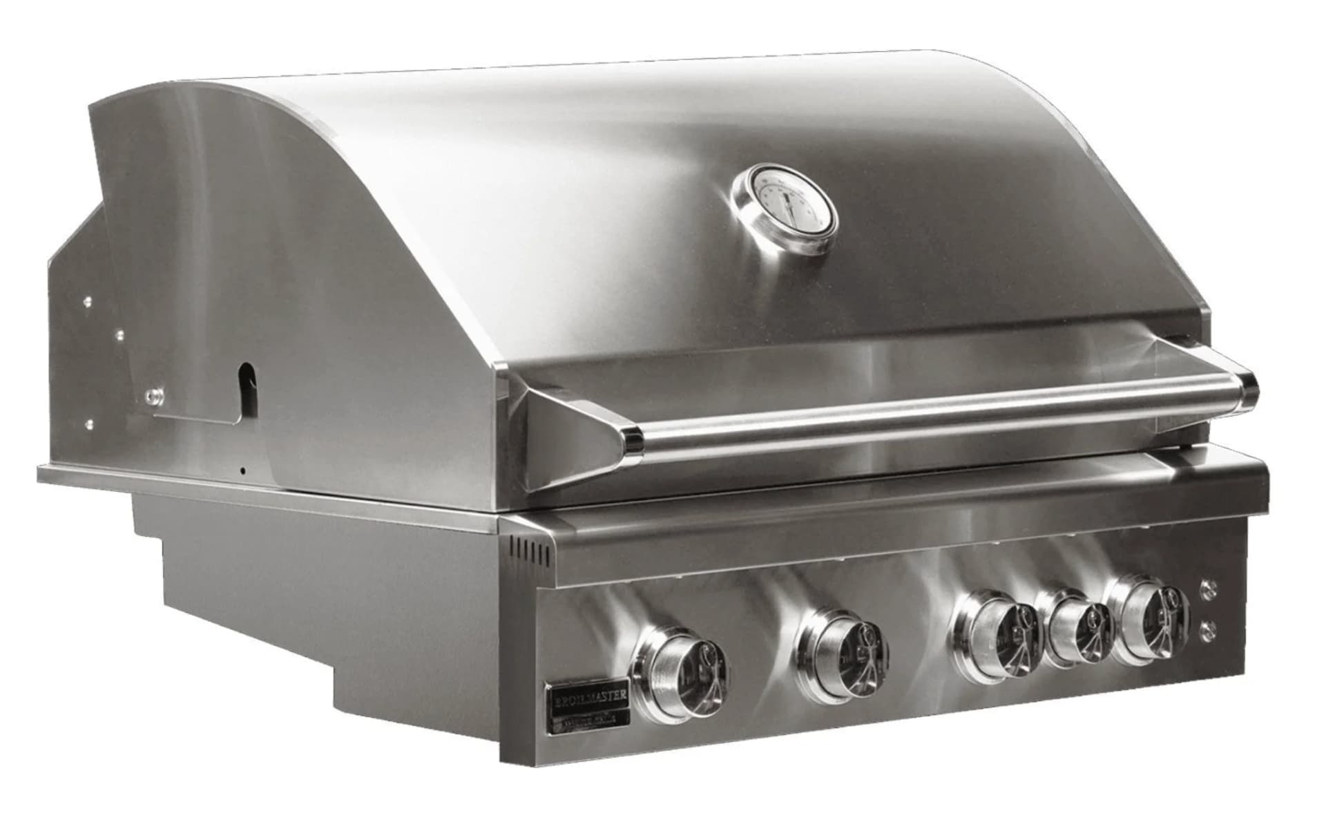 Broilmaster B-Series Deluxe 32-Inch Stainless Steel Built-In Natural Gas Grill with Rear Infrared Burner - Marine Grade- BSB324MGN