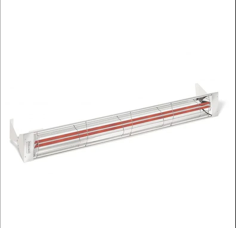 Infratech WD-Series 61 1/4-Inch 6000W Dual Element Electric Infrared Patio Heater, 277V, White - WD6027WH