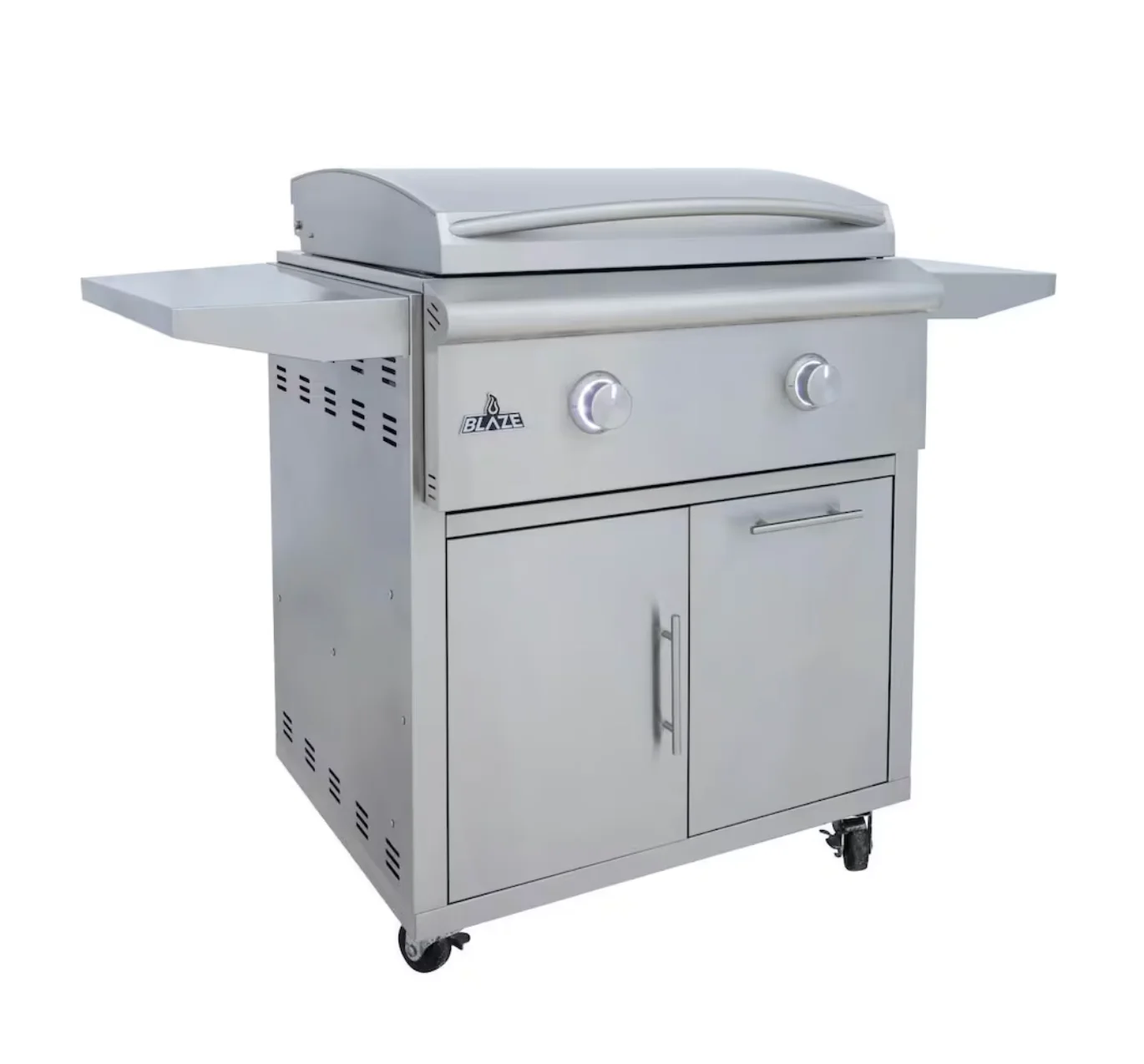 Blaze LTE+ 30-Inch Propane Gas Griddle w/ Lift-Assist Hood- BLZ-GRIDDLE-LTE3-LP + BLZ-GRIDDLE-CART-SC2