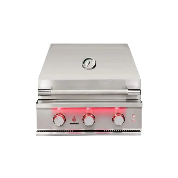 TrueFlame 25-Inch 3-Burner Built In Grill - Natural Gas- TF25-NG