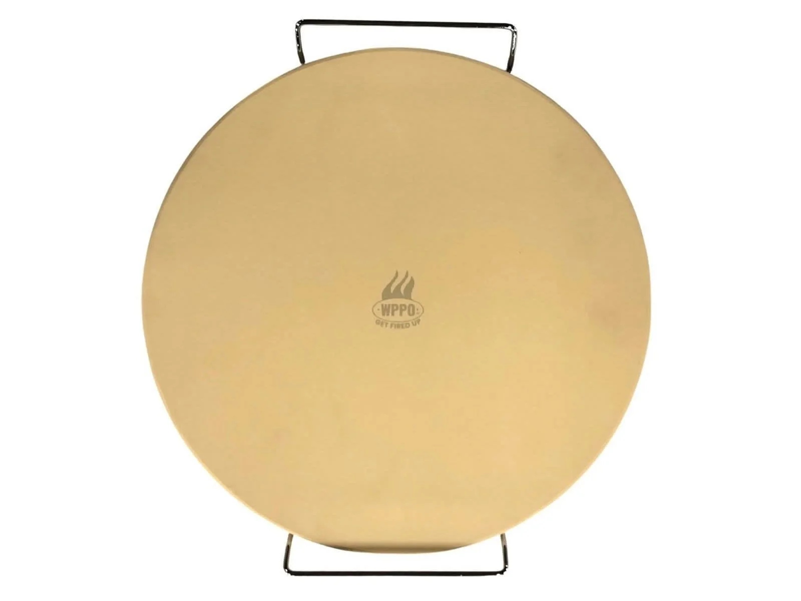 WPPO 15-Inch Premium Pizza Baking Stone with Handles- WKST-15R