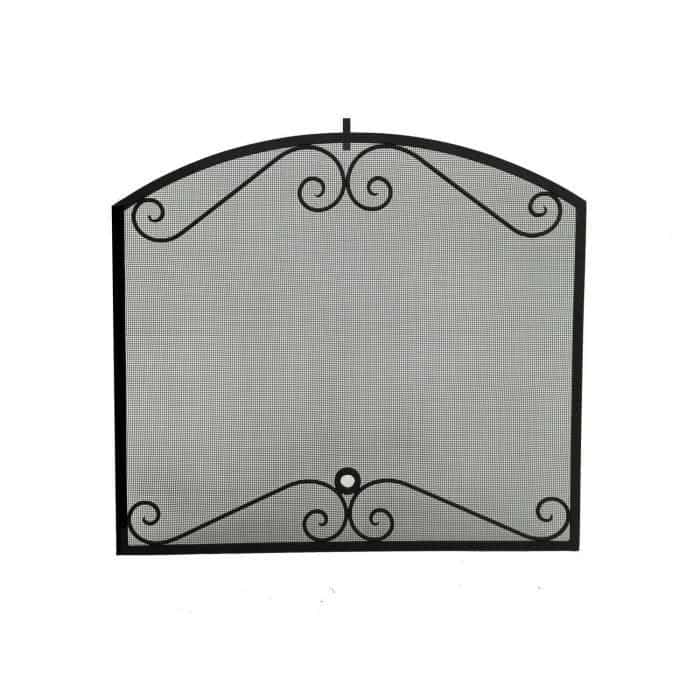 American Fyre Designs Screen for Petite Cordova and Grand Petite Cordova Fireplace - Black- 8253-BL