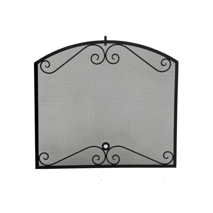 American Fyre Designs Screen for Petite Cordova and Grand Petite Cordova Fireplace - Black- 8253-BL
