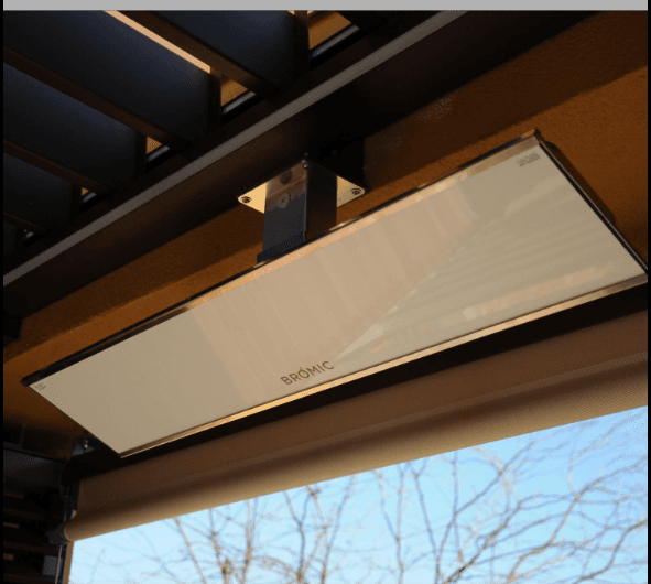 Bromic Heating Platinum Smart-Heat 53-Inch 4500W Dual Element 208V Electric Infrared Heater - White 208V BH3622005