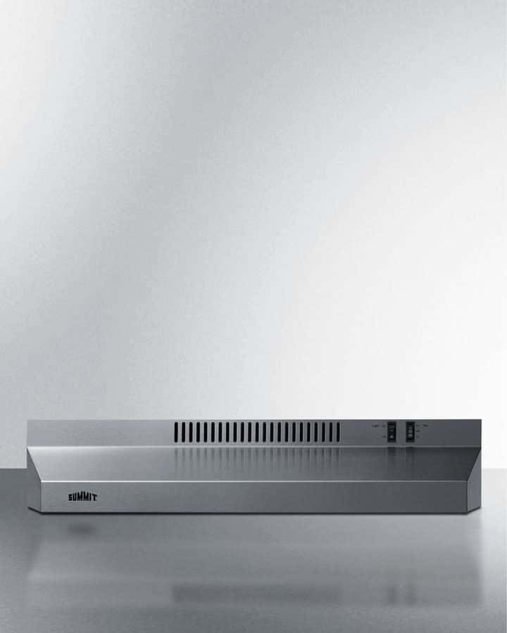 Summit 24 Under Cabinet Convertible Range Hood, ADA Compliant Stainless Steel - H24RSSADA