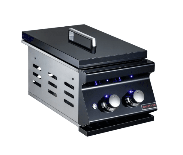 Whistler Black Series Slide-in Double Side Burner Natural Gas- CBADSB-B-NG