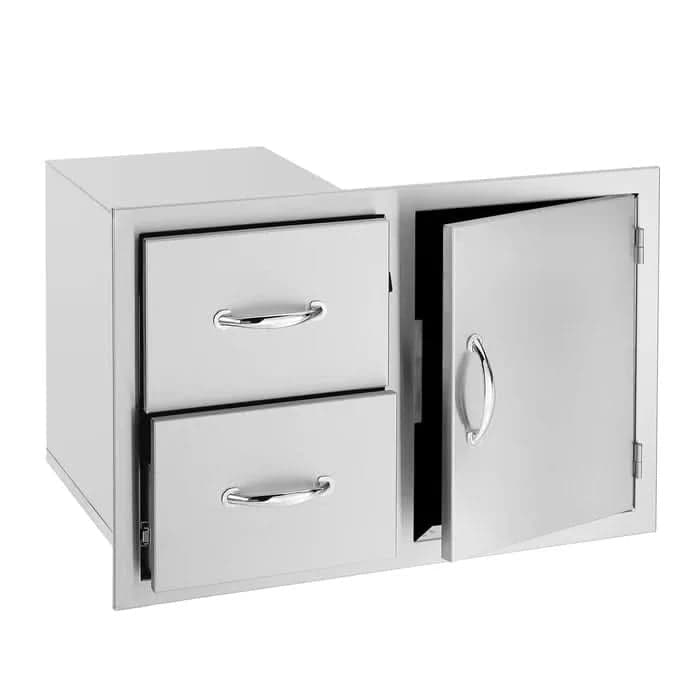 TrueFlame 33" 2-Drawer & Access Door Combo- TF-DC2-33-A