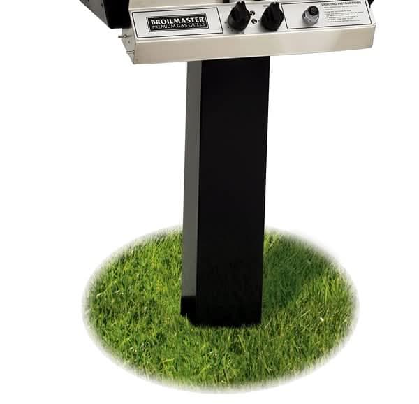 Broilmaster Premium - 24-Inch 2-Burner in Ground Post Grill - Liquid Propane Gas - P4X + BL48G