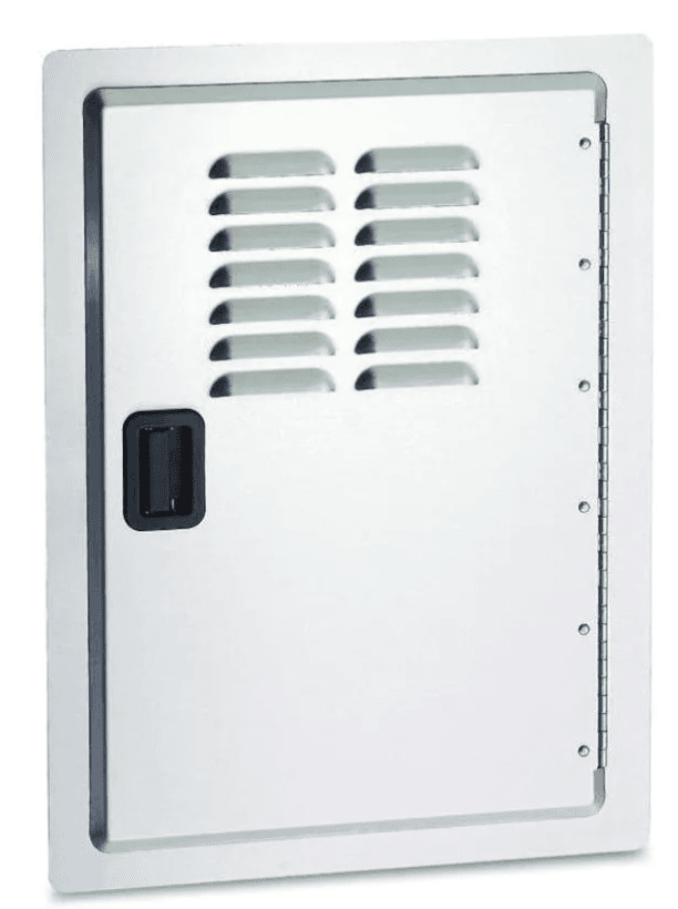 Fire Magic Legacy 14-Inch Stainless Louvered Single Access Door - Vertical - 23920-1-S