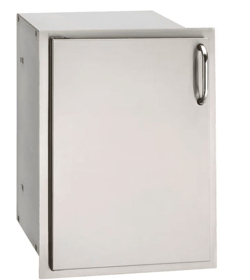 Fire Magic Select 14-Inch Left-Hinged Enclosed Cabinet Storage With Drawers - 33820-SL