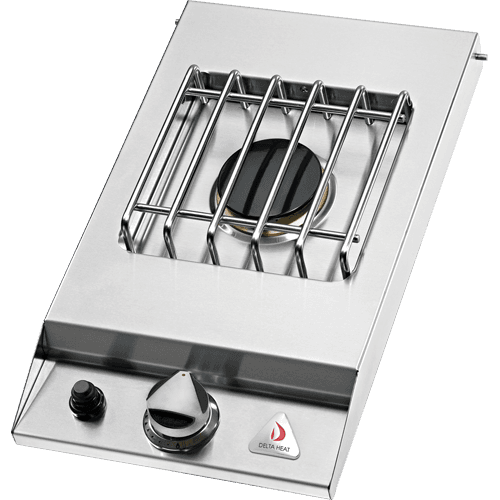Delta Heat Drop-In Liquid Propane Gas Single Side Burner - DHSB1D-CL