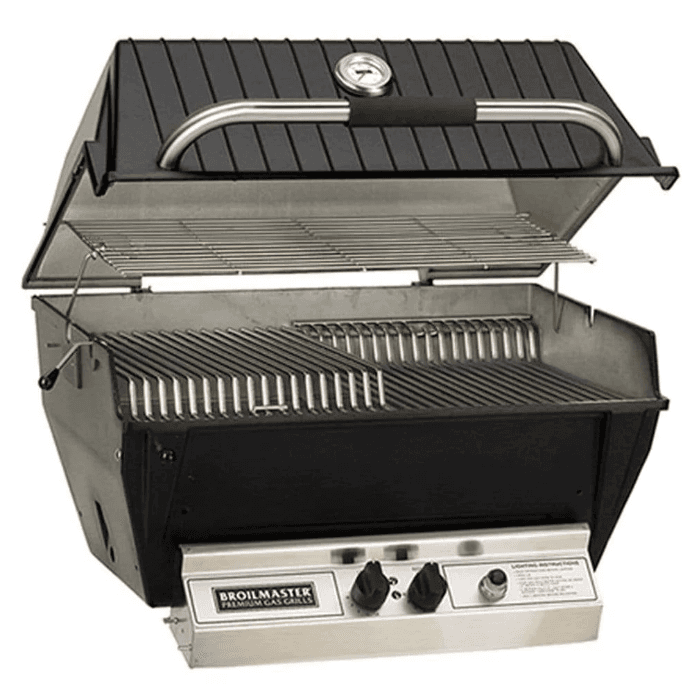 Broilmaster Super Premium Series - 27-Inch Standard 2-Burner Built-In Grill - Natural Gas - P3SX
