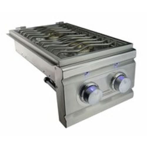 RCS Cutlass Pro Double Side Burner, Slide in Liquid Propane Gas - RDB1ELLP