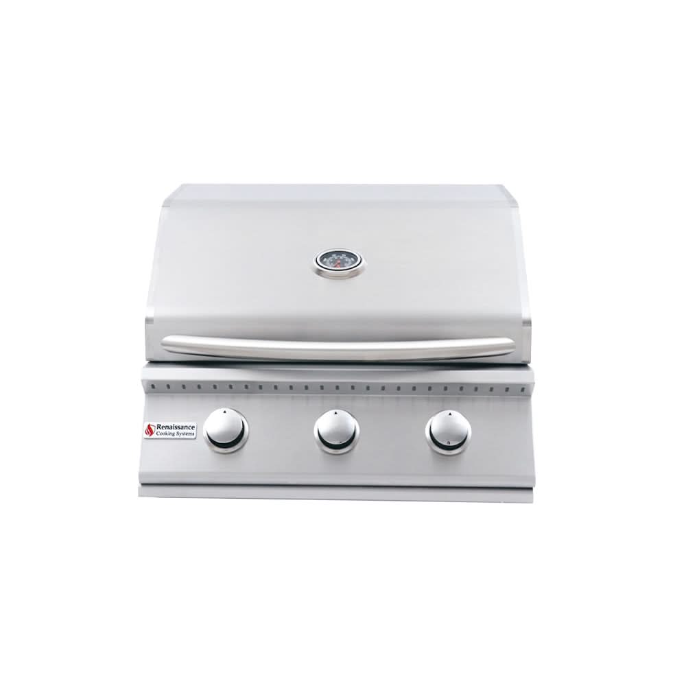 RCS Premier - 26-Inch 3-Burner Built-In Grill - Natural Gas - RJC26A