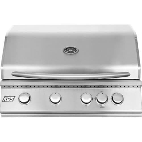 RCS Premier - 32-Inch 4-Burner Built-In Grill with Rear Infrared Burner - Natural Gas - RJC32A