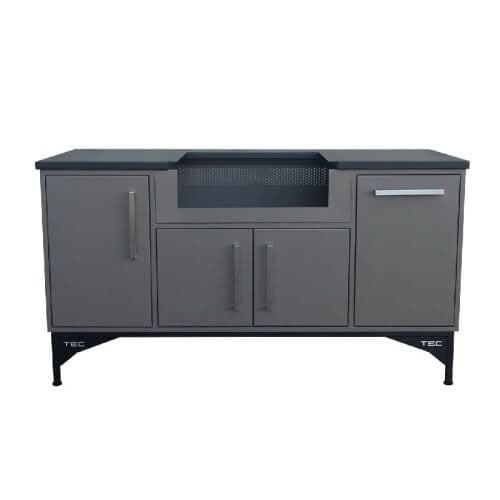 TEC 26" Sterling Patio on Midcentury Modern Island (66"), Liquid Propane Gas - STPFR1LPISL
