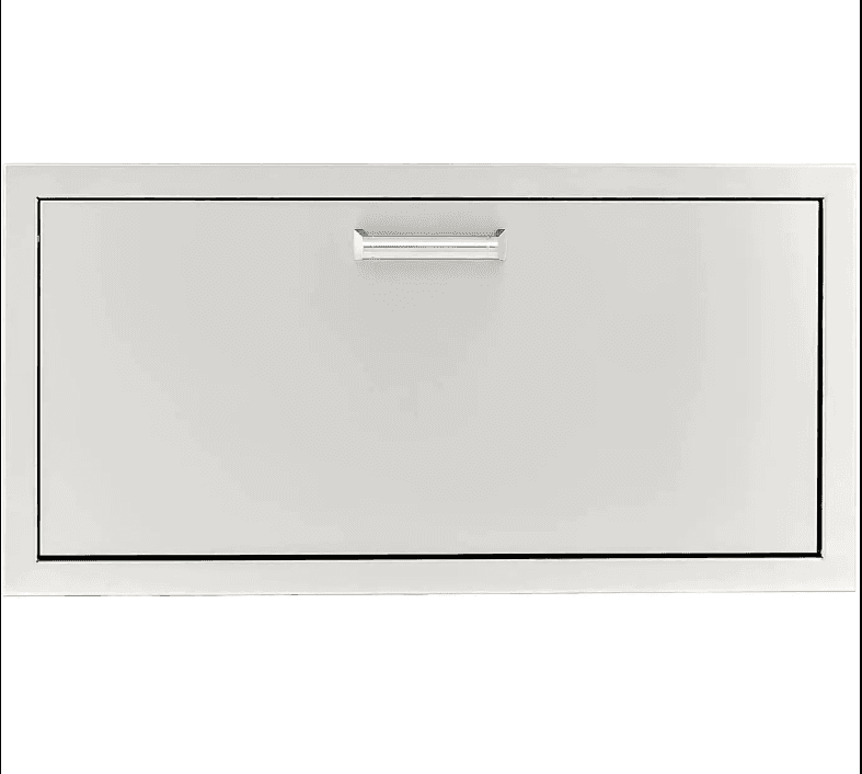PCM 30 X 15-Inch Stainless Steel Single Access Drawer, Contempo - BBQ-260-DR3015 + BBQ-350H-Handle