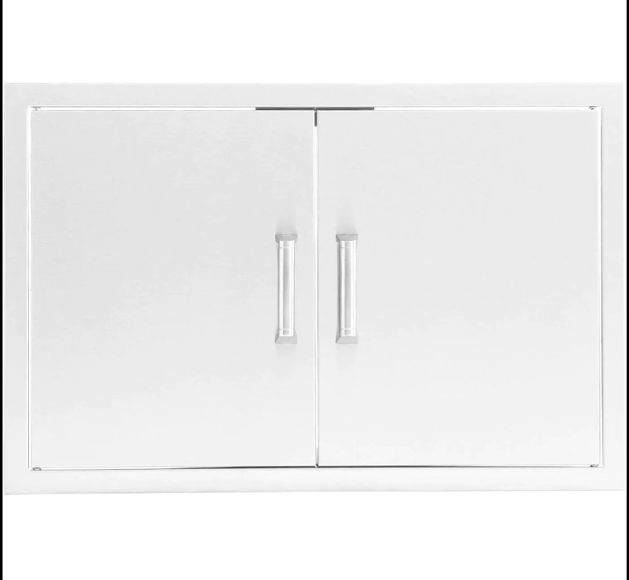 Eloquence 25-Inch Stainless Steel Double Access Door, Traditional - Eloquence-260-AD25 + Eloquence-350H-Handle (2)