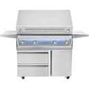 Twin Eagles Eagle One - 42-Inch 3-Burner Freestanding Grill - Natural Gas - TE1BQ42RS-N + TEGB42SD-B
